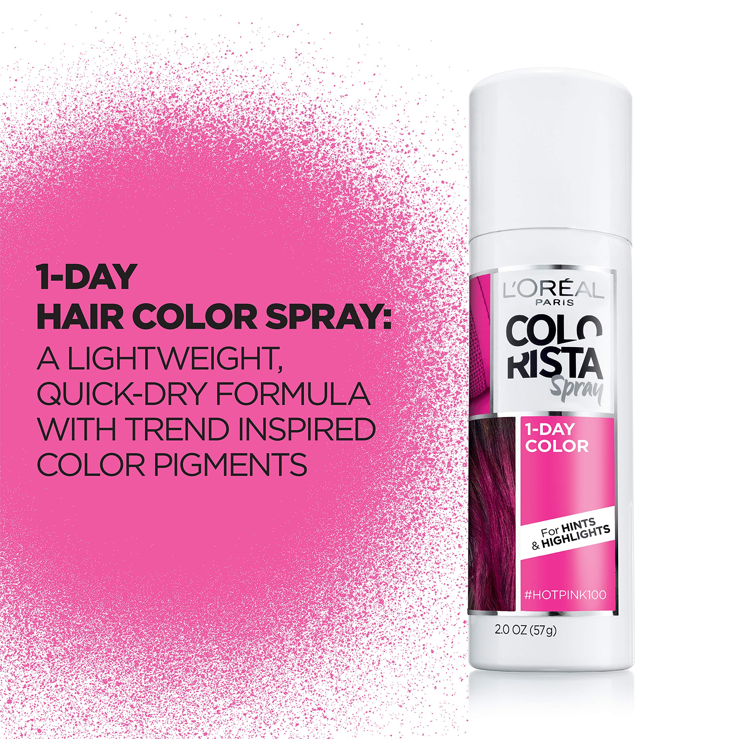 1671-l-oreal-paris-colorista-1-day-washable-temporary-hair-color-spray-hot-pink-2-ounces-3.jpg L'Oreal Paris Colorista 1-Day Washable Temporary Hair Color Spray, Hot Pink, 2 Ounces