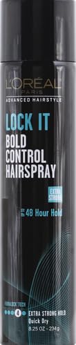 186-l-oreal-paris-advanced-hairstyle-lock-it-bold-control-hairspray-8.25-ounce-2.jpg L'Oreal Paris Advanced Hairstyle Lock It Bold Control Hairspray 8.25 Ounce