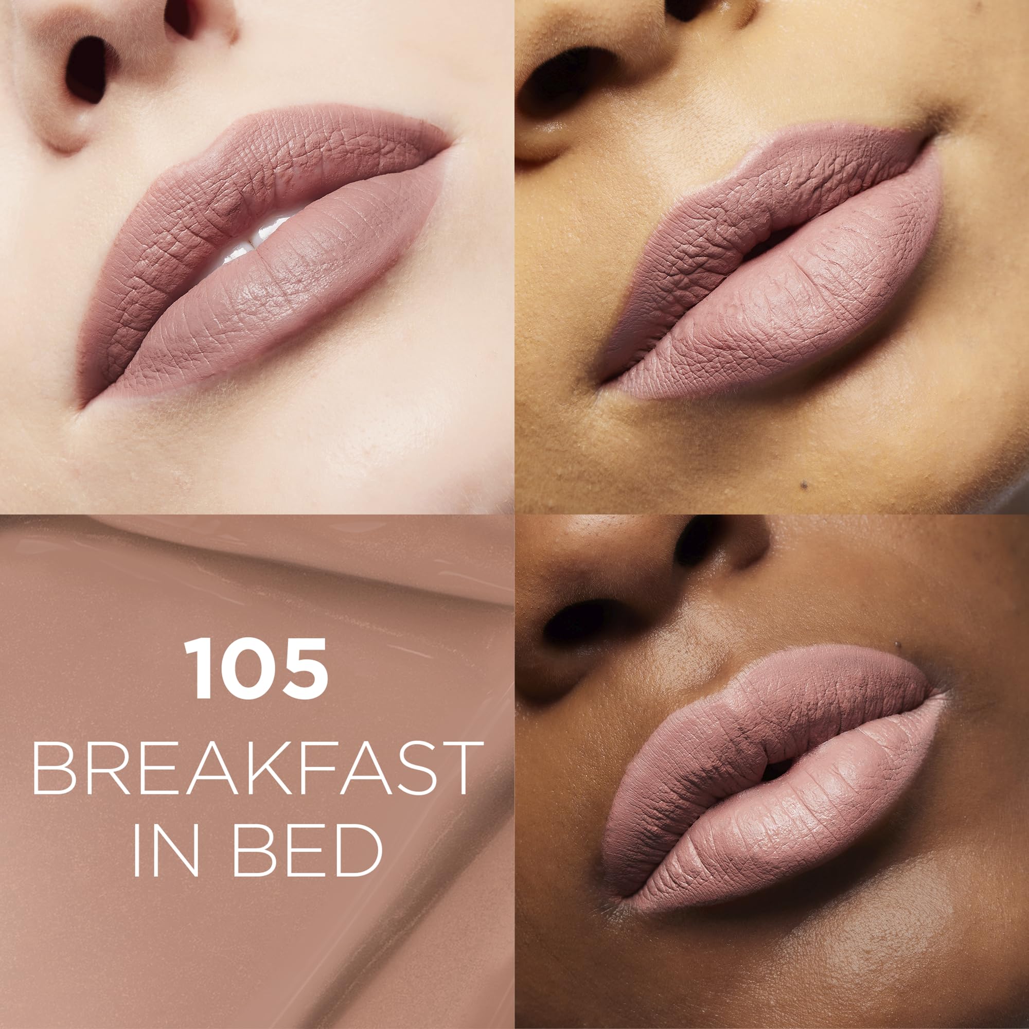 L’Oréal Paris Infallible Matte Resistance Liquid Lipstick Bundle, Breakfast In Bed & Wine Not, Pack of 2